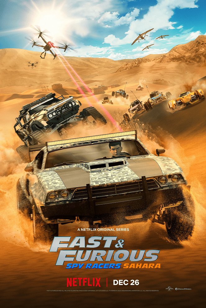 Fast & Furious Spionnenracers - Fast & Furious Spionnenracers - Sahara - Posters