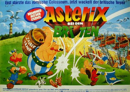 Asterix bei den Briten - Plakate