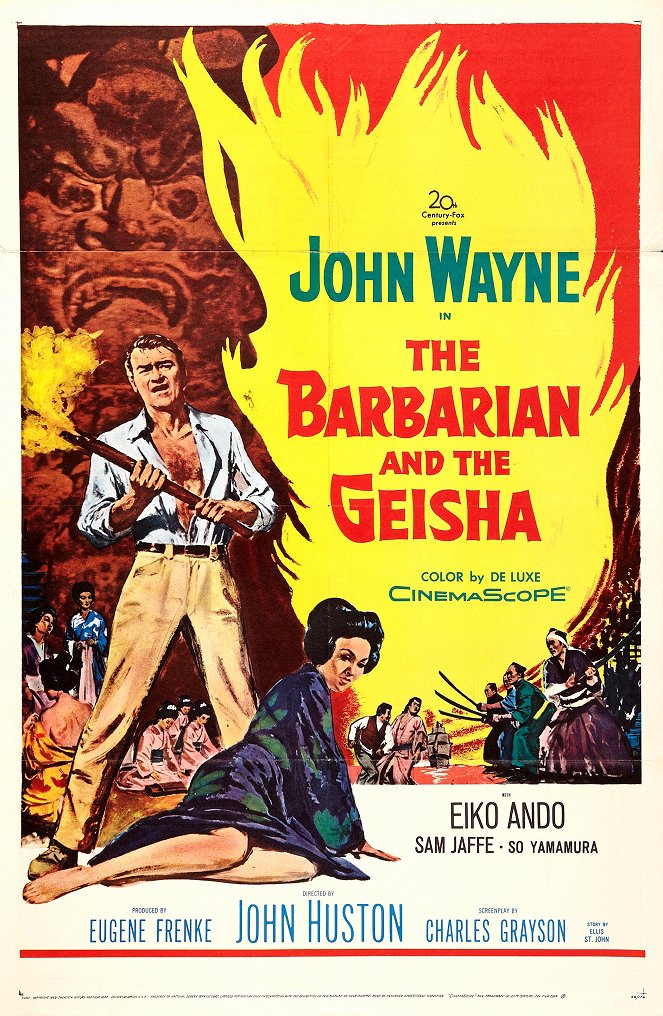 El bárbaro y la geisha - Carteles
