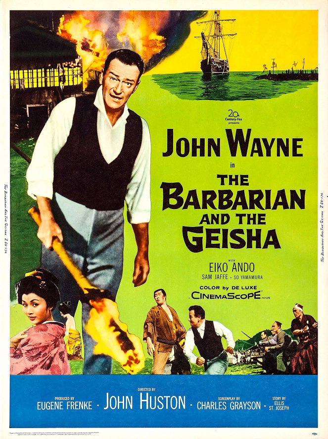 Le Barbare et la Geisha - Affiches