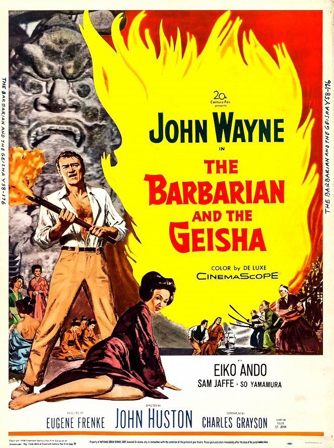 El bárbaro y la geisha - Carteles