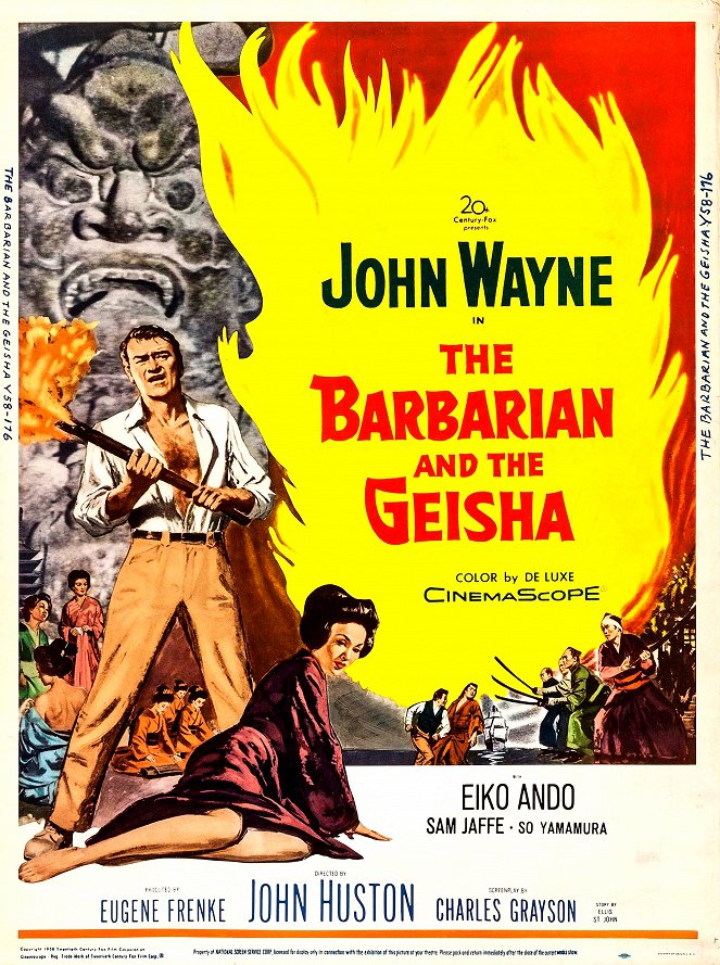 The Barbarian and the Geisha - Cartazes