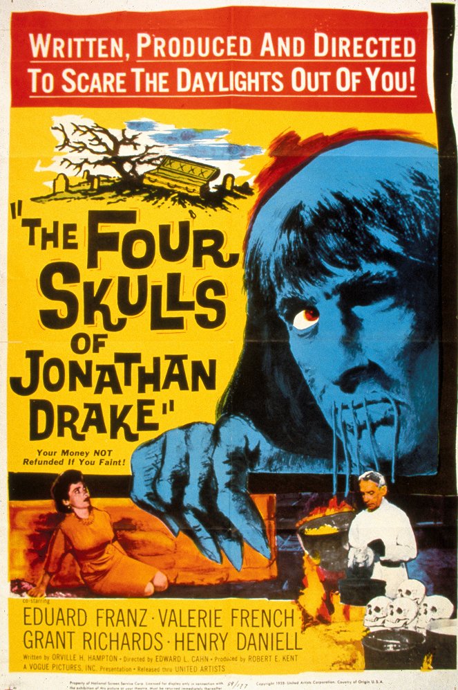 The Four Skulls of Jonathan Drake - Julisteet