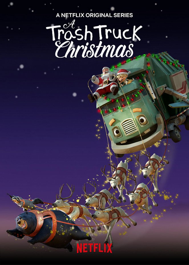 A Trash Truck Christmas - Carteles