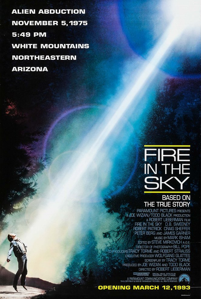 Fire in the Sky - Carteles