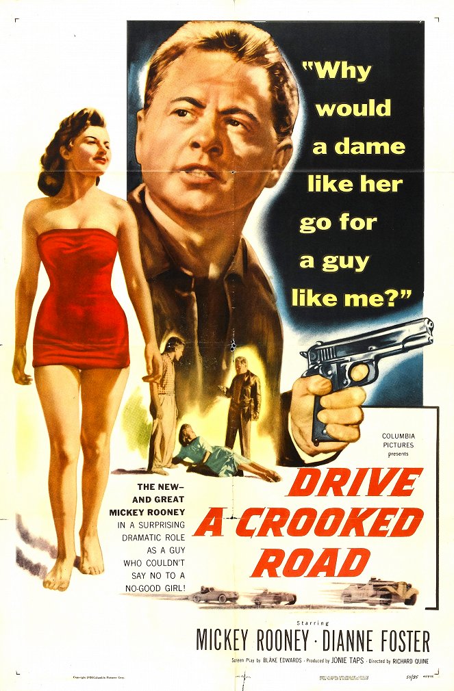 Drive a Crooked Road - Posters
