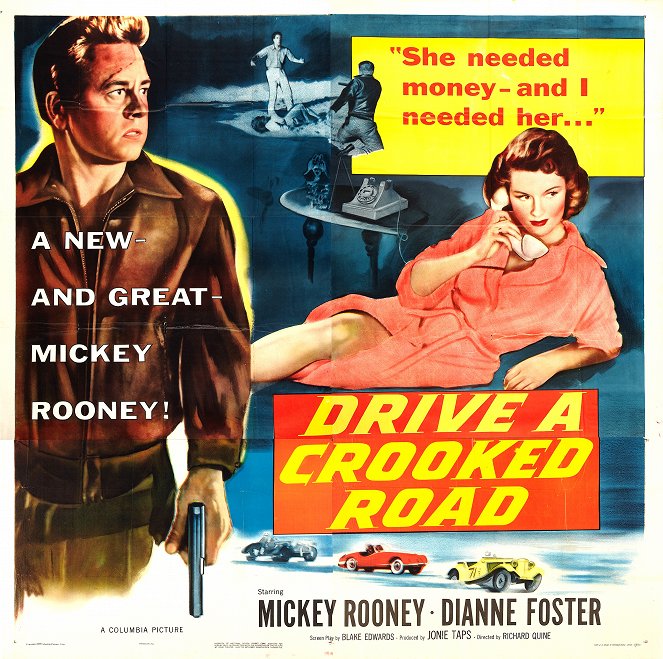 Drive a Crooked Road - Posters