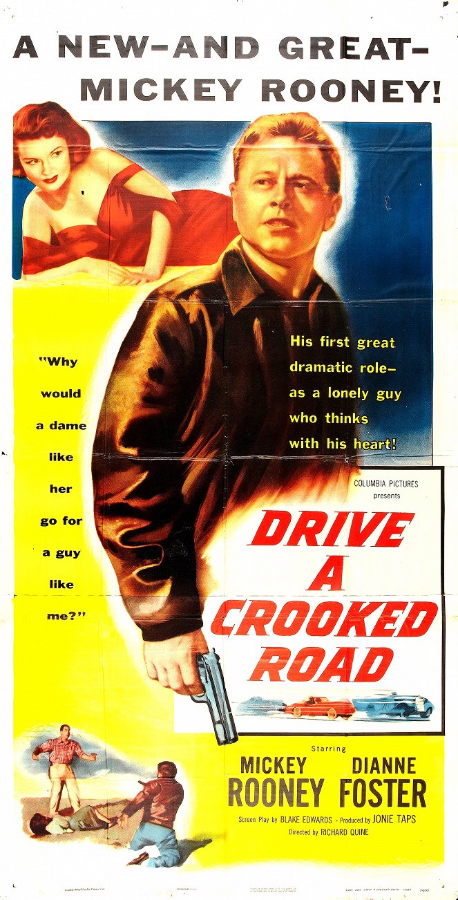 Drive a Crooked Road - Posters