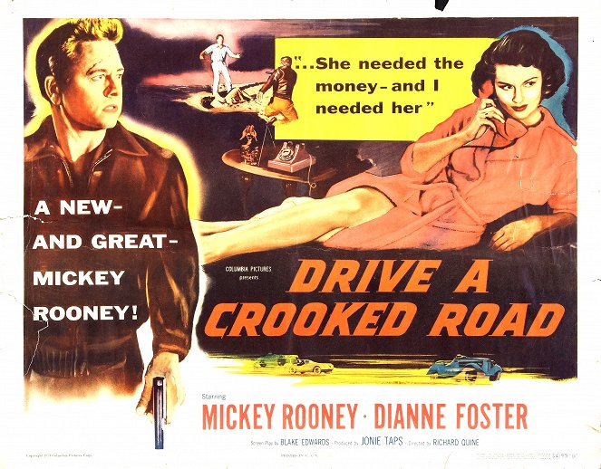 Drive a Crooked Road - Posters