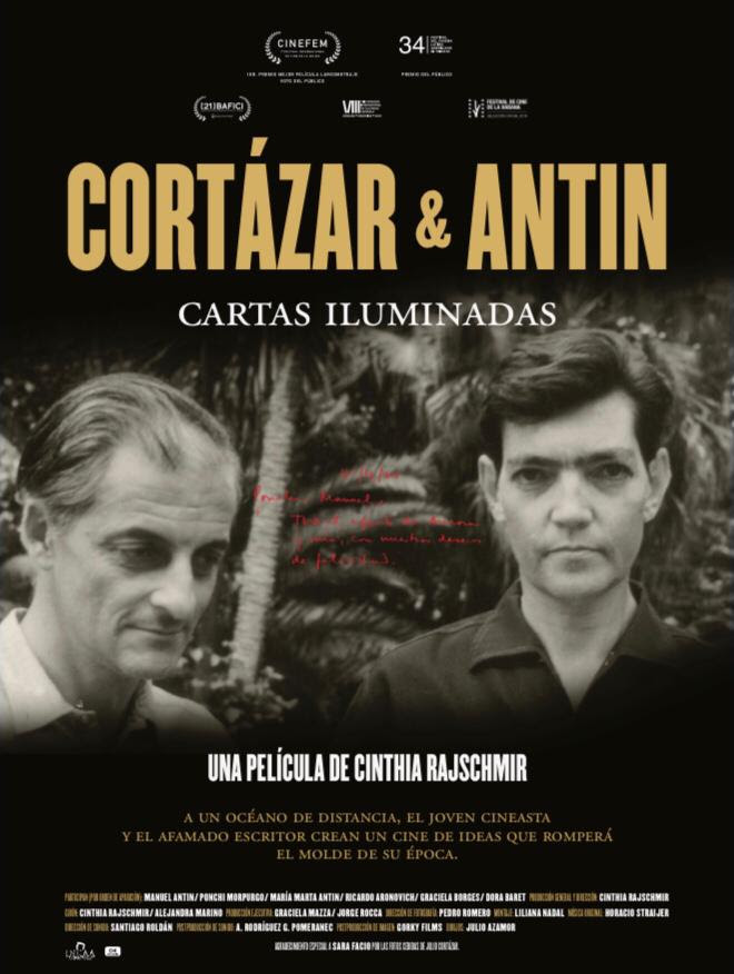 Cortázar & Antín: Cartas iluminadas - Plakate