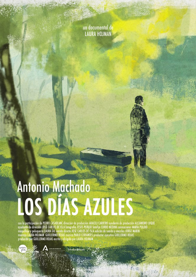 Antonio Machado. Los días azules - Plakaty