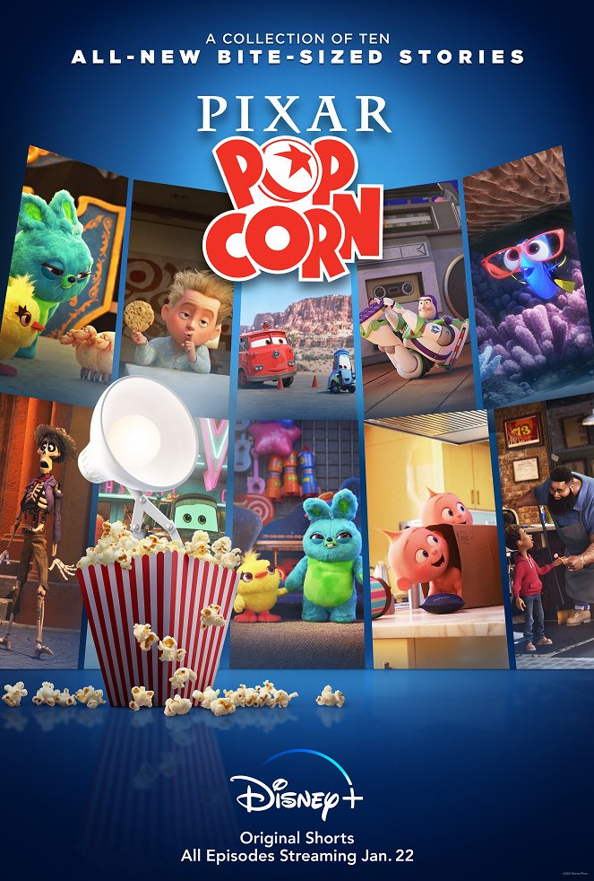 Pixar Popcorn - Cartazes