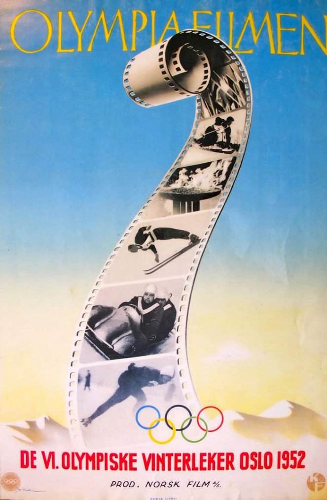 De VI olympiske vinterleker Oslo 1952 - Plakate