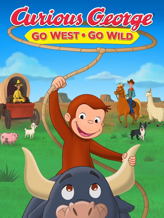 Curious George: Go West Go Wild - Plakaty