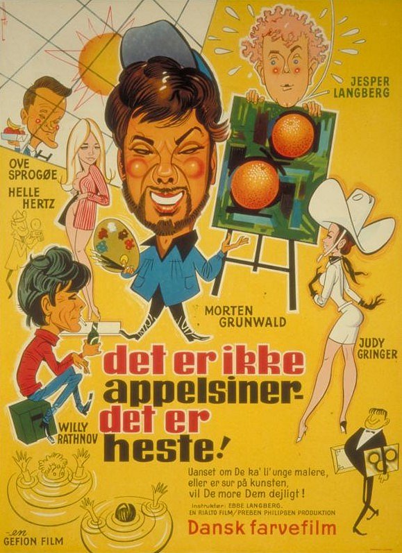 Det er ikke appelsiner - det er heste - Posters