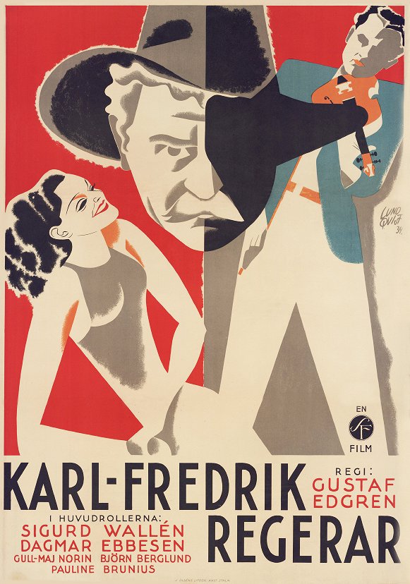 Karl Fredrik regerar - Julisteet