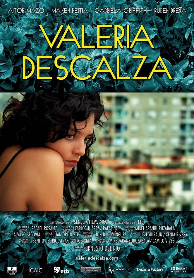 Valeria descalza - Plakate