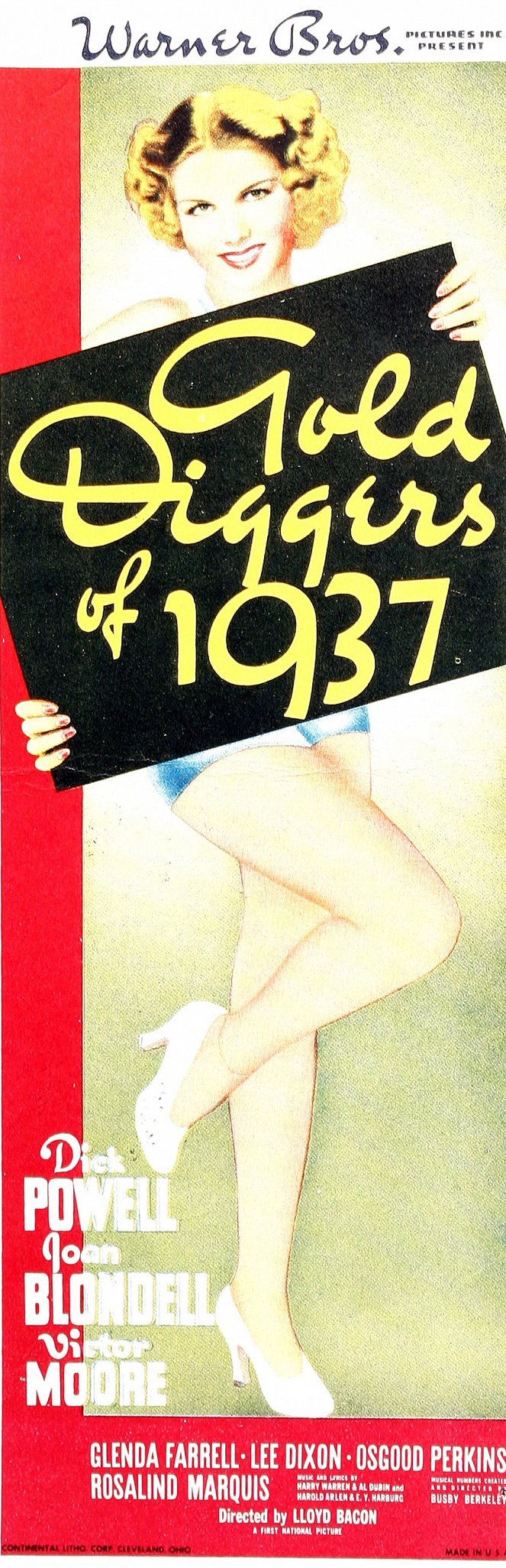 Gold Diggers of 1937 - Plakate