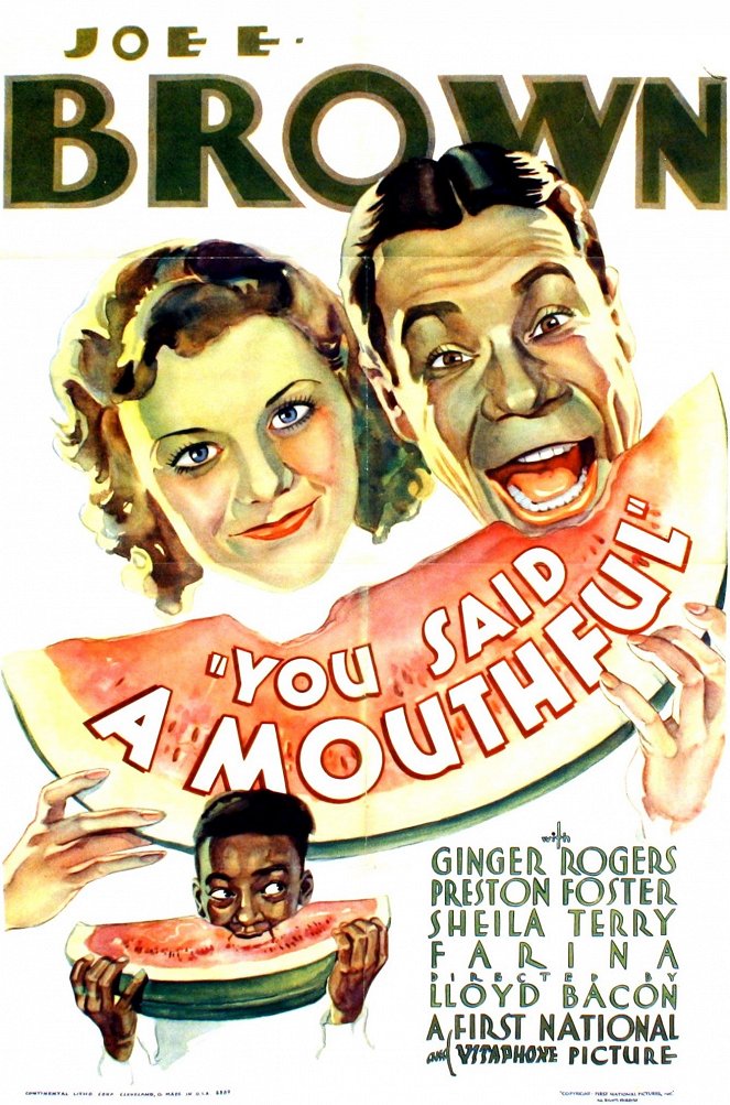 You Said a Mouthful - Posters
