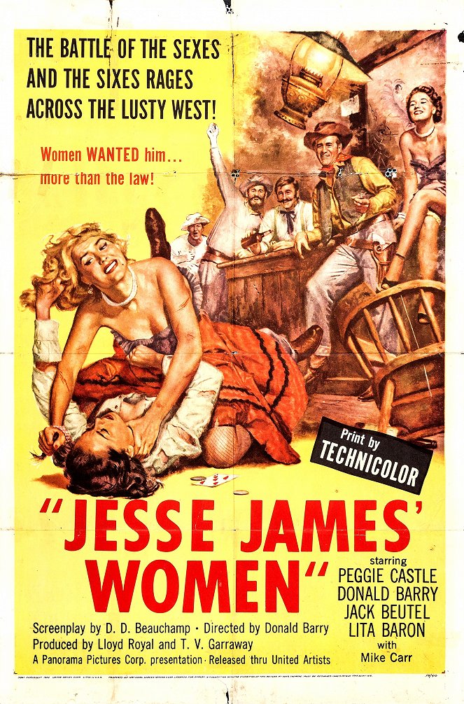 Les Femmes de Jesse James - Affiches