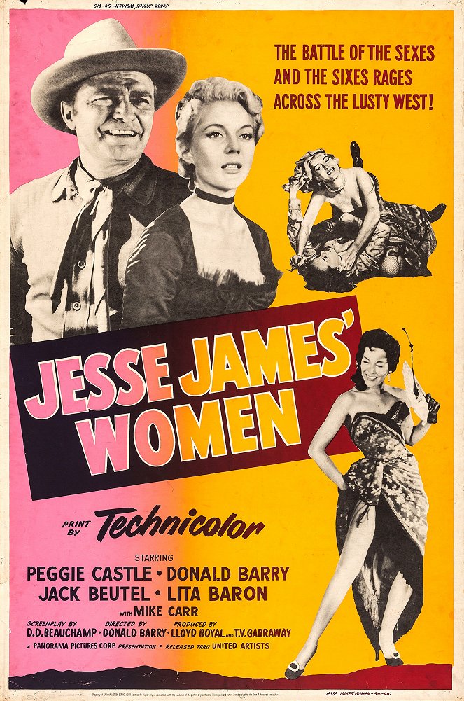 Jesse James' Women - Plakáty