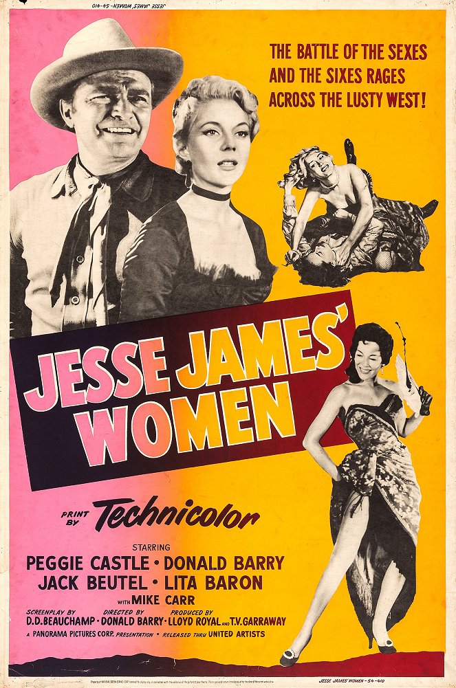 Jesse James' Women - Plakate