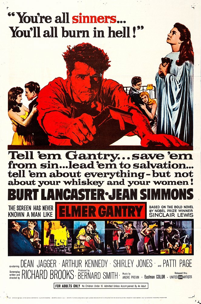 Elmer Gantry, le charlatan - Affiches