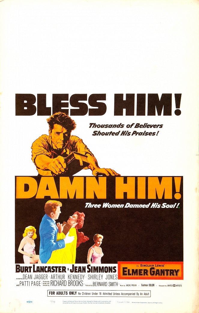 Elmer Gantry - Posters