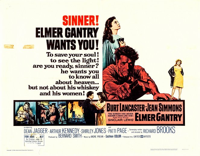 Elmer Gantry - Plakate