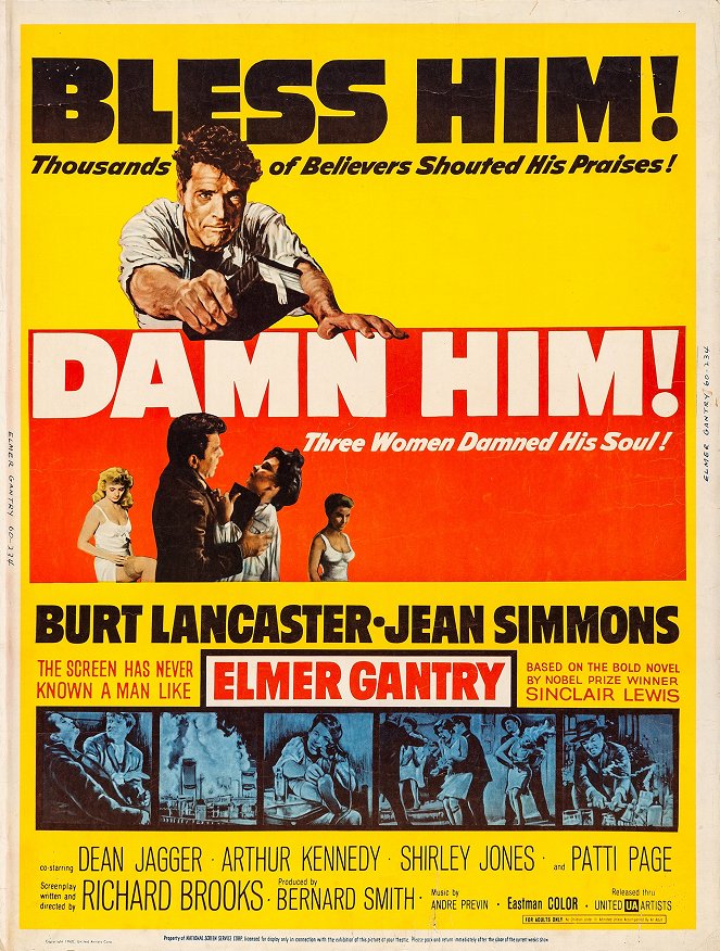 Elmer Gantry - Posters