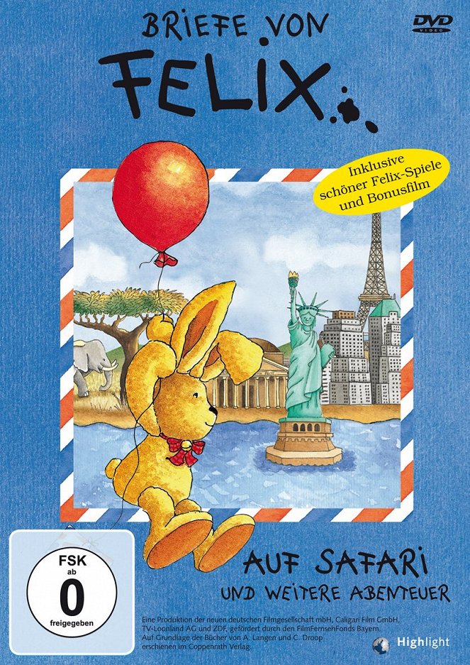 Briefe von Felix - Ein Hase auf Weltreise - Affiches