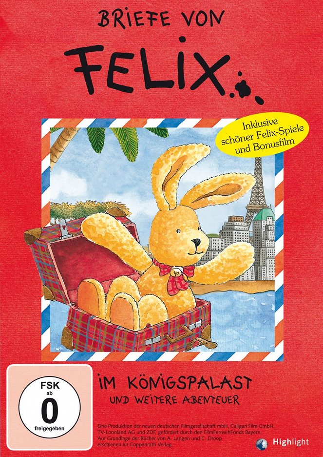 Briefe von Felix - Ein Hase auf Weltreise - Julisteet