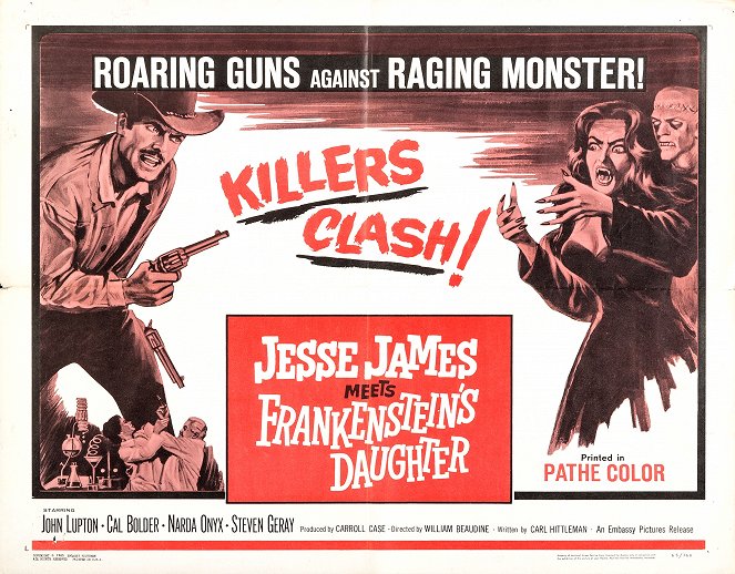 Jesse James Meets Frankenstein's Daughter - Plakate