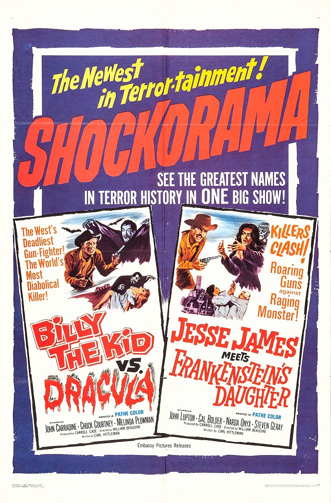 Billy the Kid versus Dracula - Plakate