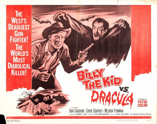Billy the kid vs. Dracula - Affiches