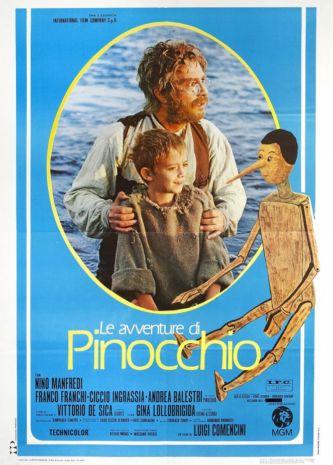 Le avventure di Pinocchio - Julisteet