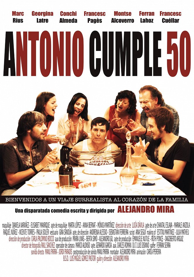Antonio cumple 50 - Plakáty