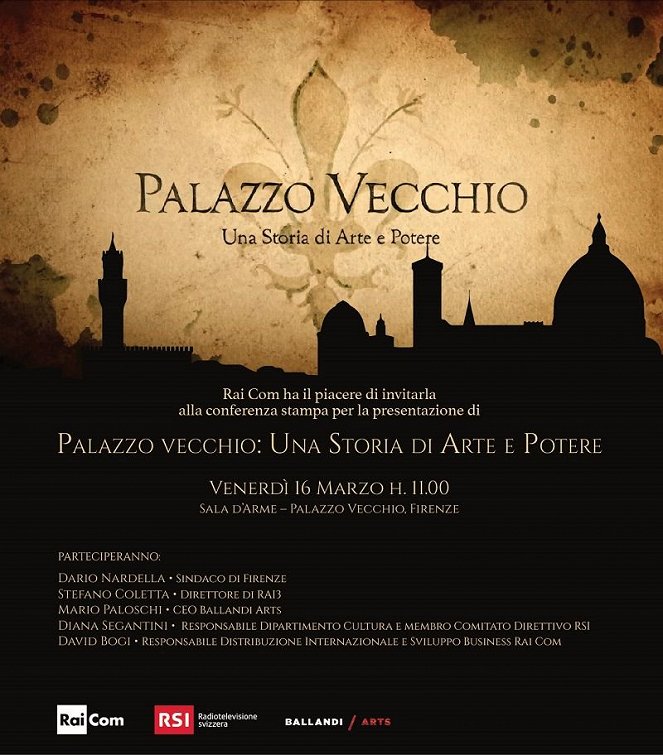 Palazzo Vecchio Una storia di arte e di potere - Plakaty
