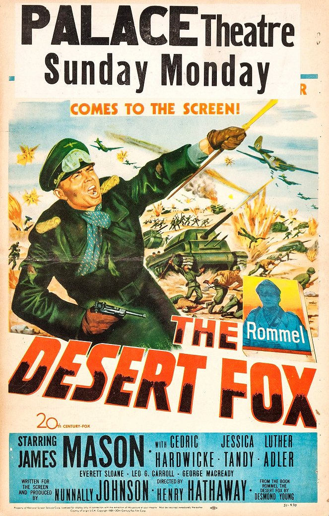 Rommel, erämaan kettu - Julisteet