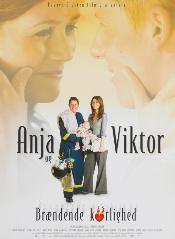 Anja og Viktor - brændende kærlighed - Plakaty