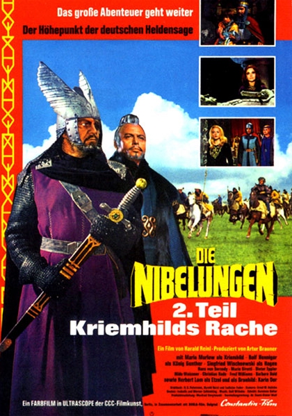 Los nibelungos 2: La venganza de Krimilda - Carteles
