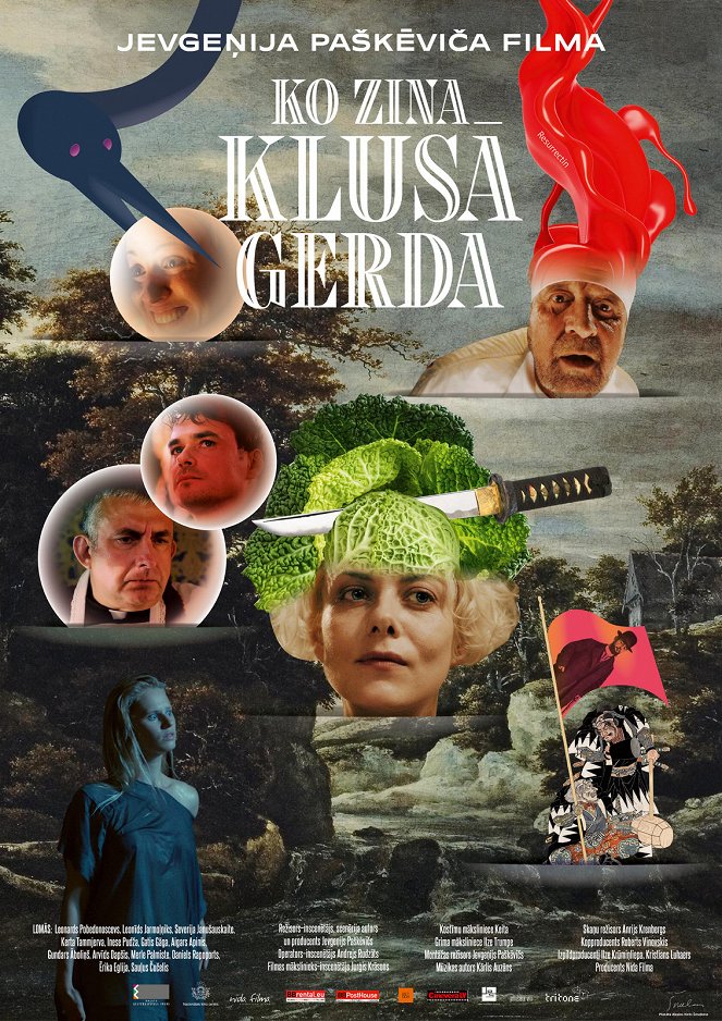 Ko zina Klusā Gerda - Posters