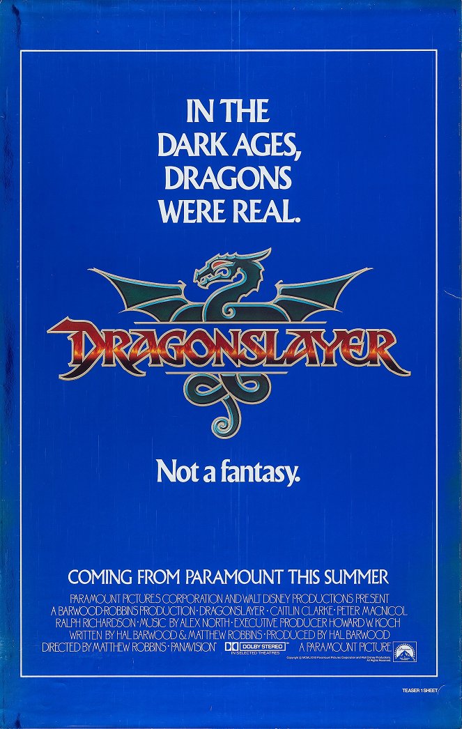 Dragonslayer - Plakaty