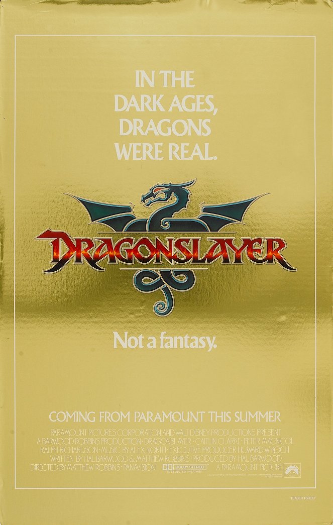 Dragonslayer - Julisteet