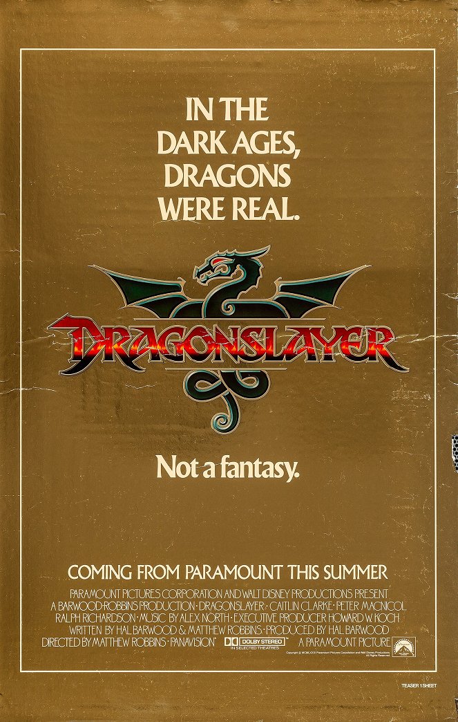 Dragonslayer - Plakaty