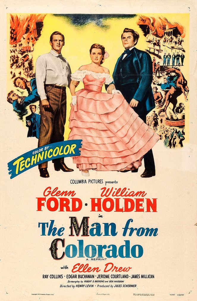 The Man from Colorado - Posters