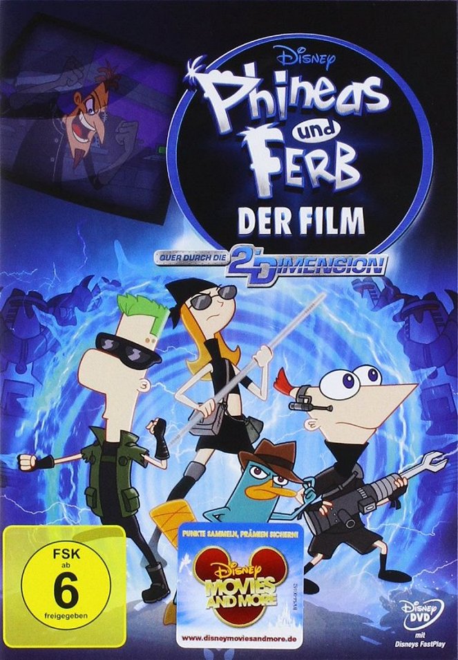 Phineas and Ferb - Der Film: Quer durch die 2. Dimension - Plakate