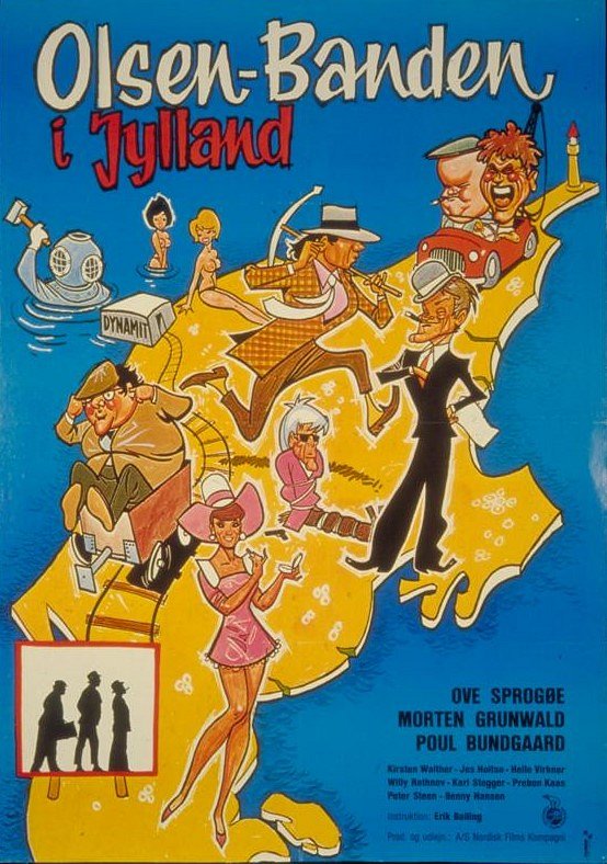 Olsen-banden i Jylland - Plakáty