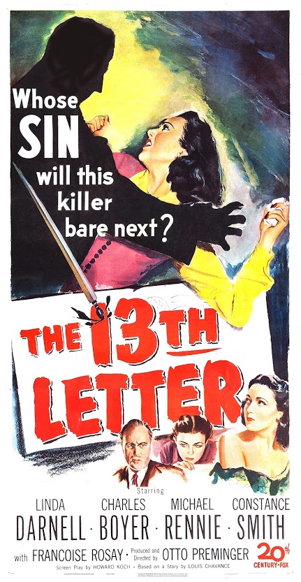 The 13th Letter - Plakáty