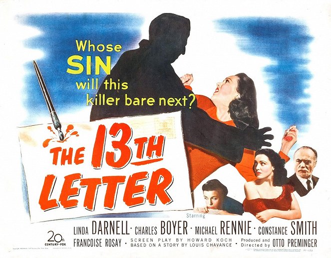 The 13th Letter - Plakátok